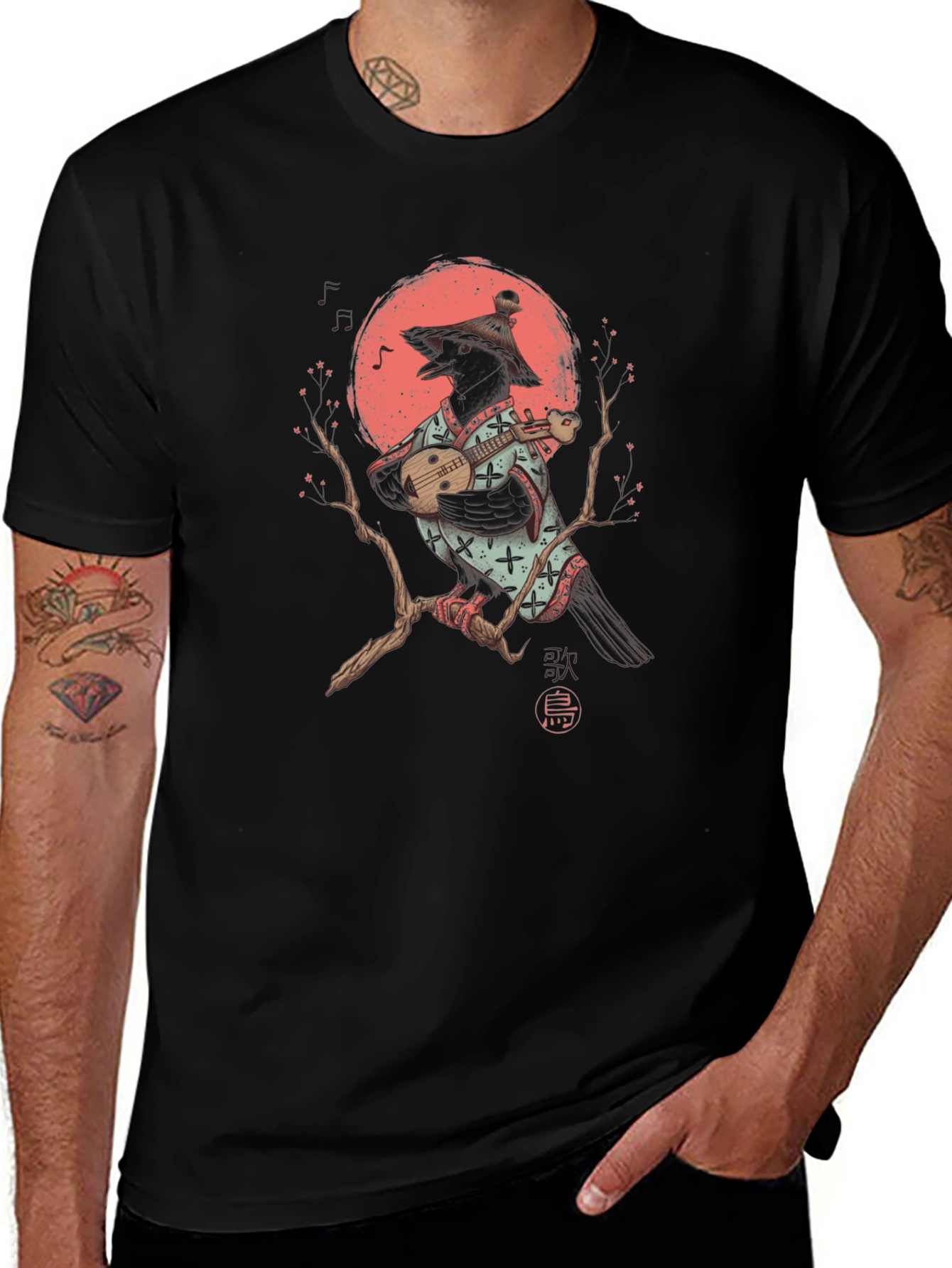 Raven Ukulele T-Shirt