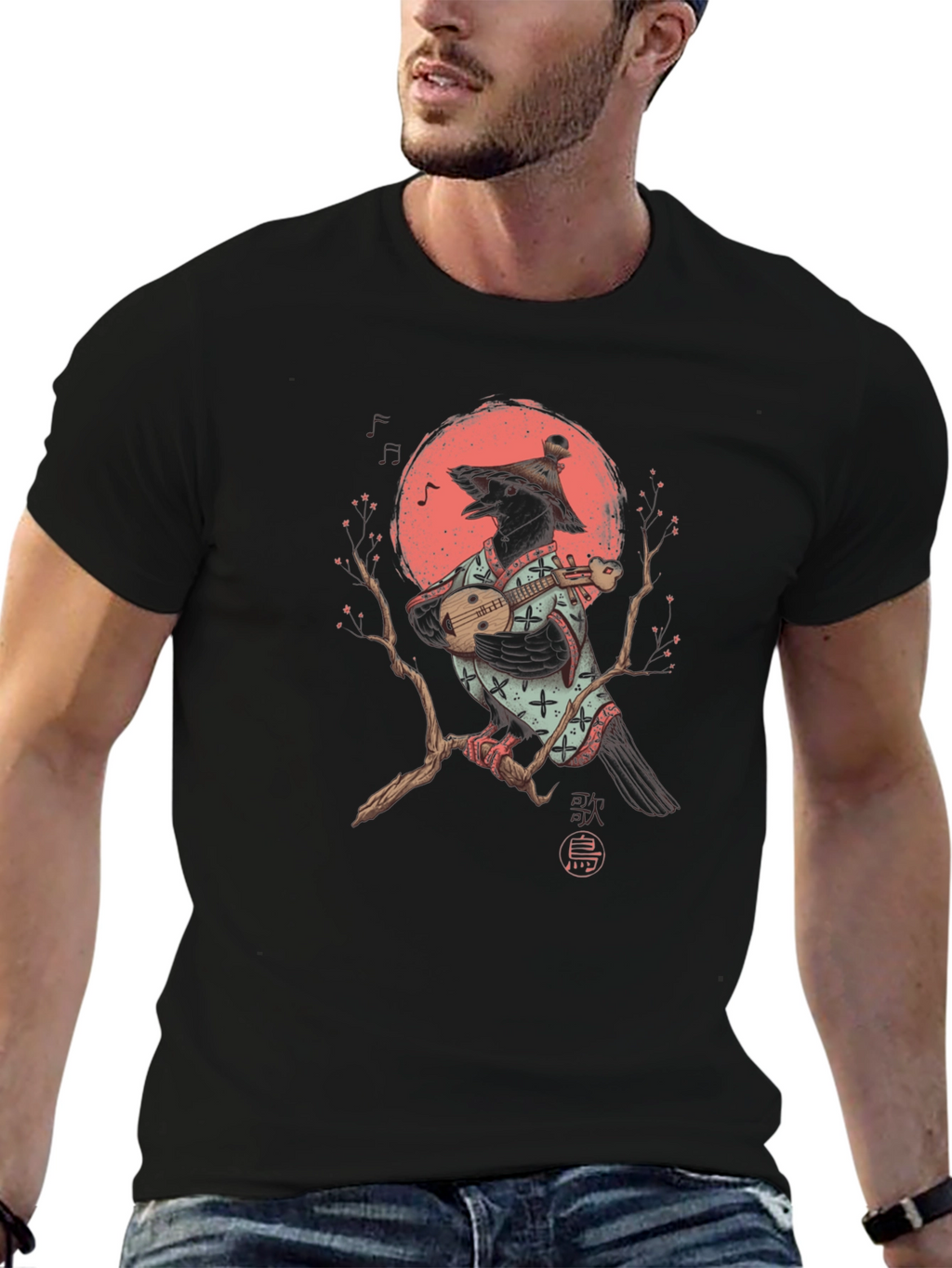 Raven Ukulele T-Shirt