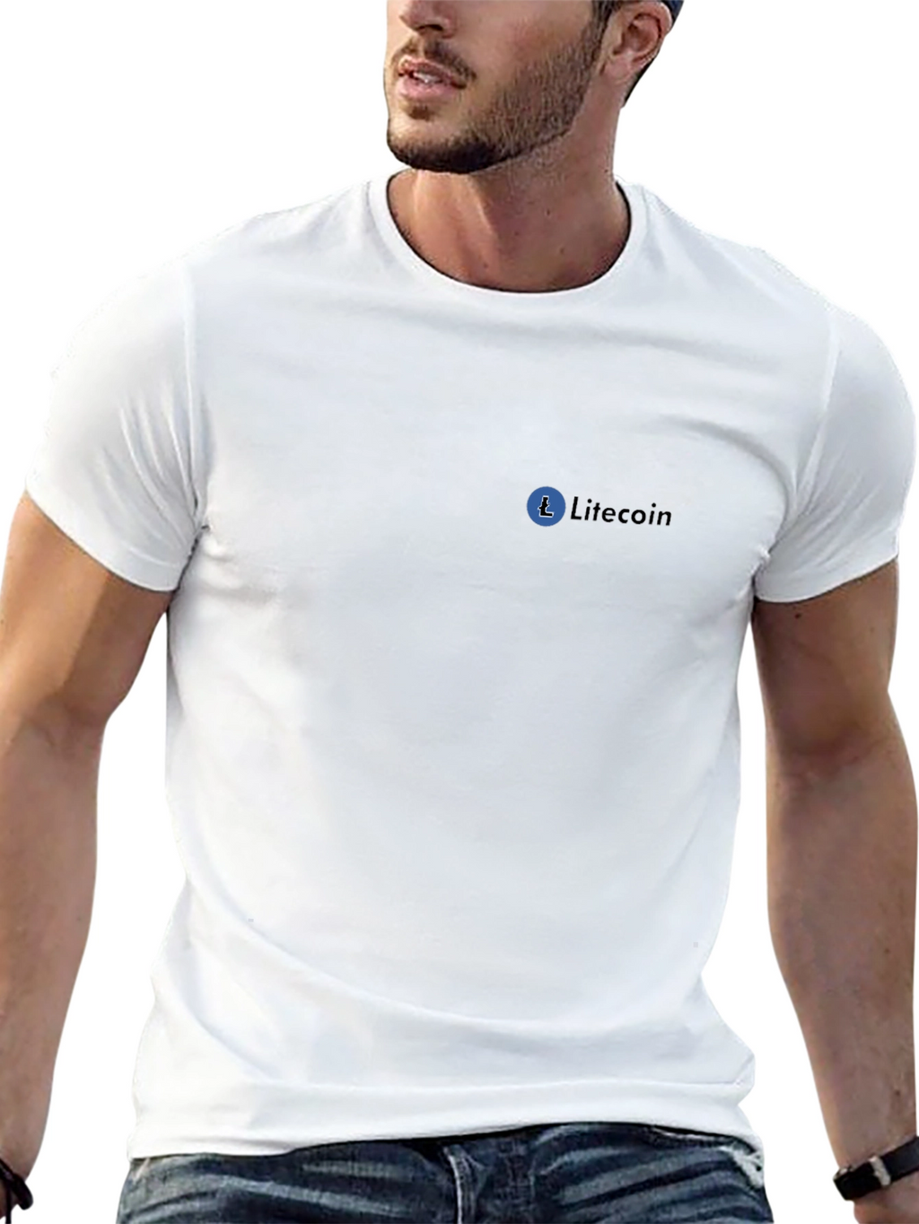 Litecoin Crypto Black T-Shirt