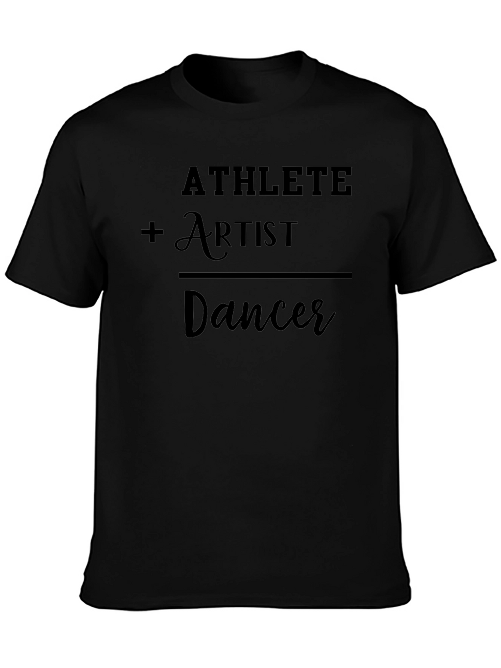 Athlete Artist Dancer Black Graphic Tee
