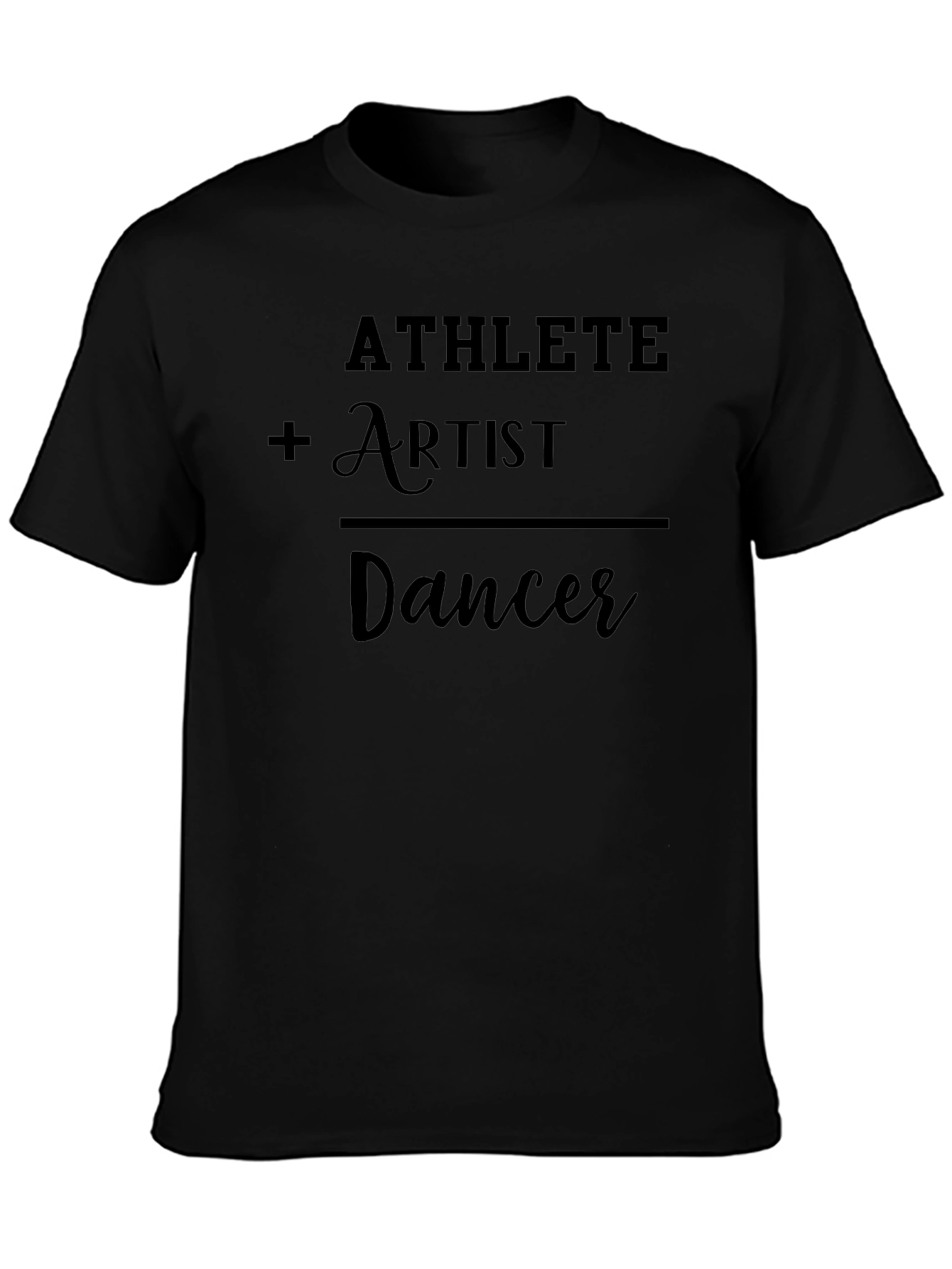 Athlete Artist Dancer Black Graphic Tee
