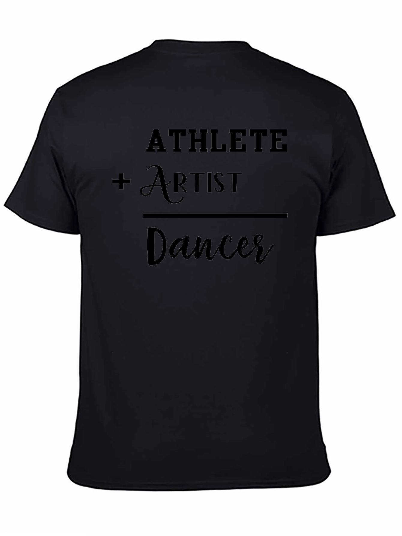 Athlete Artist Dancer Black Graphic Tee