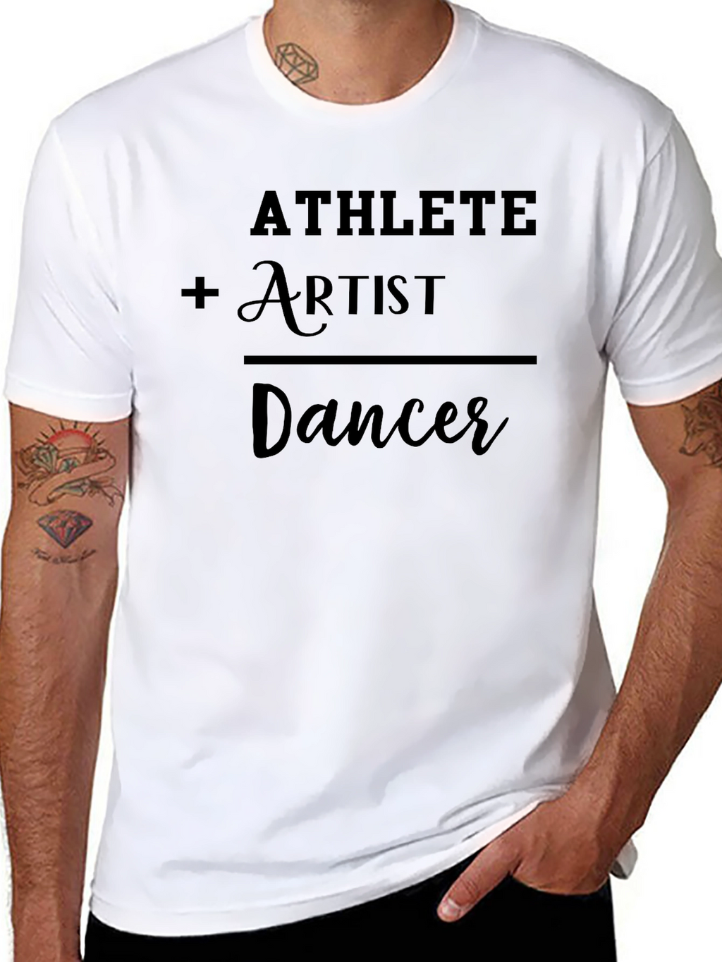 Athlete Artist Dancer Black Graphic Tee