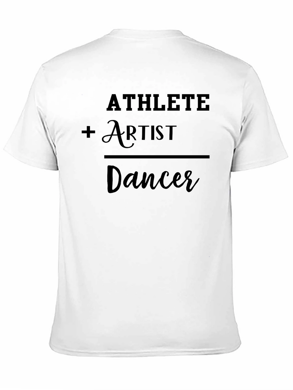 Athlete Artist Dancer Black Graphic Tee
