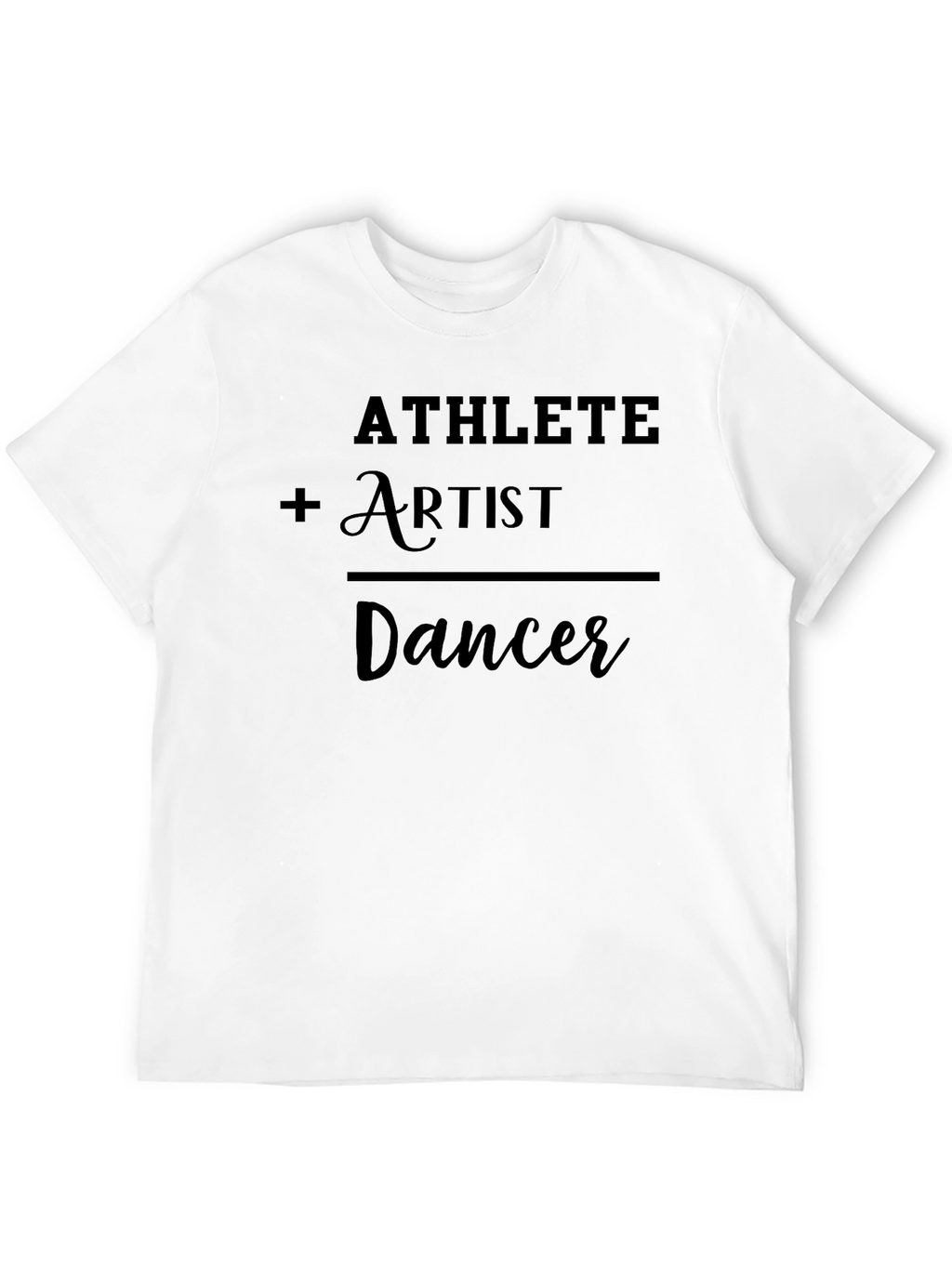 Athlete Artist Dancer Black Graphic Tee