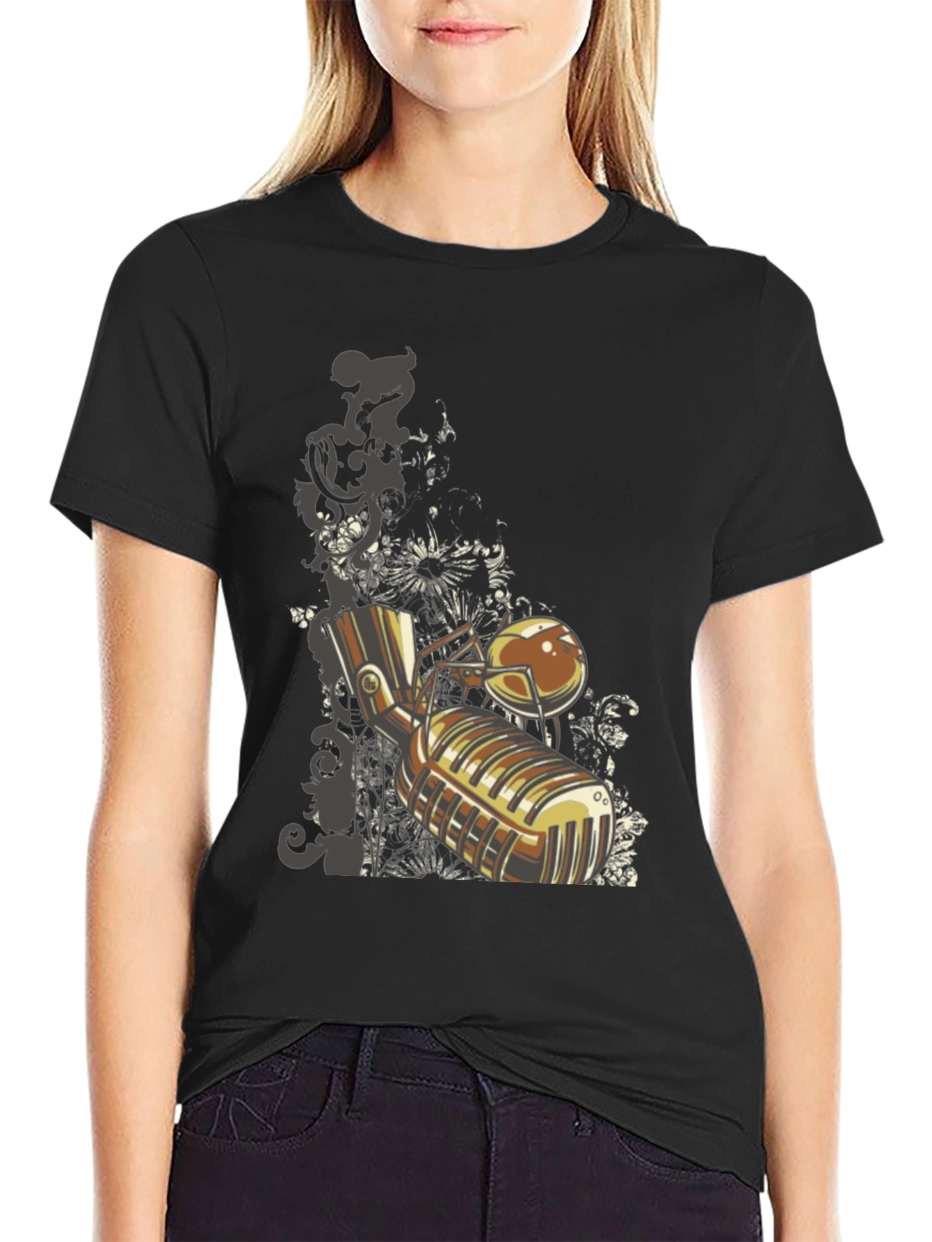Vintage Microphone Graphic Tee - Music Lovers T-Shirt