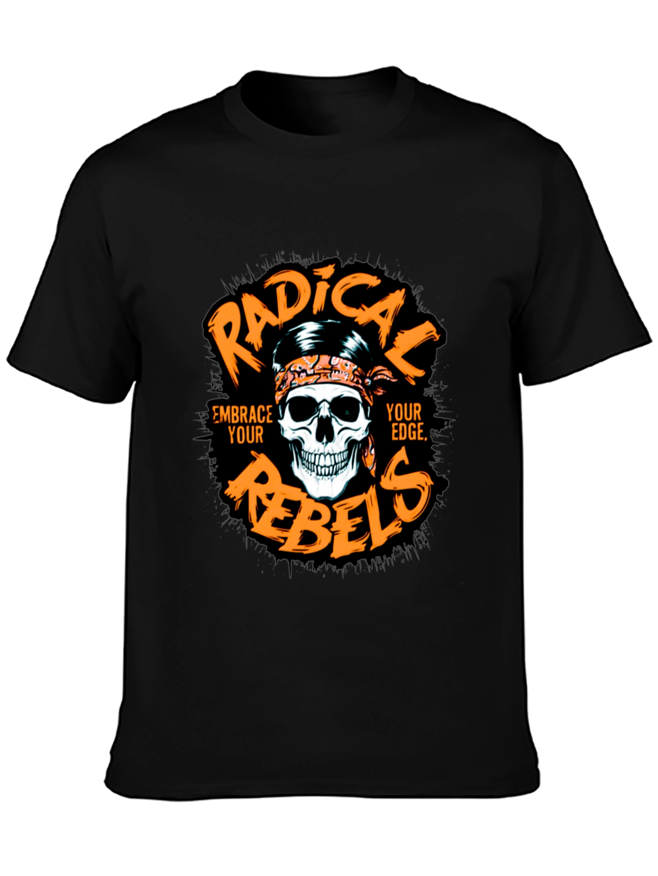 Radical Rebels Graphic Print Black T-Shirt
