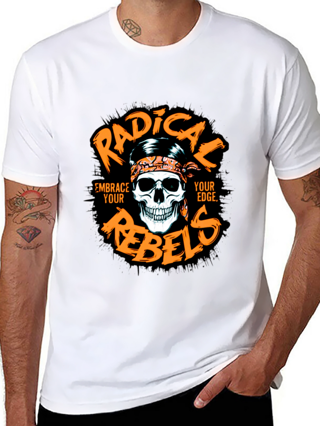 Radical Rebels Graphic Print Black T-Shirt