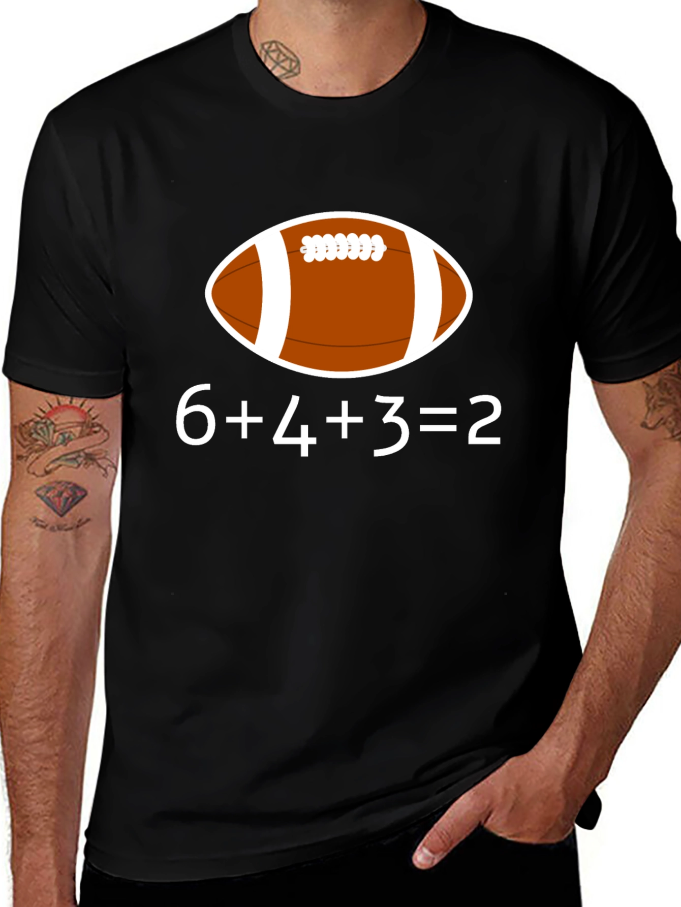 Funny Football Math T-Shirt
