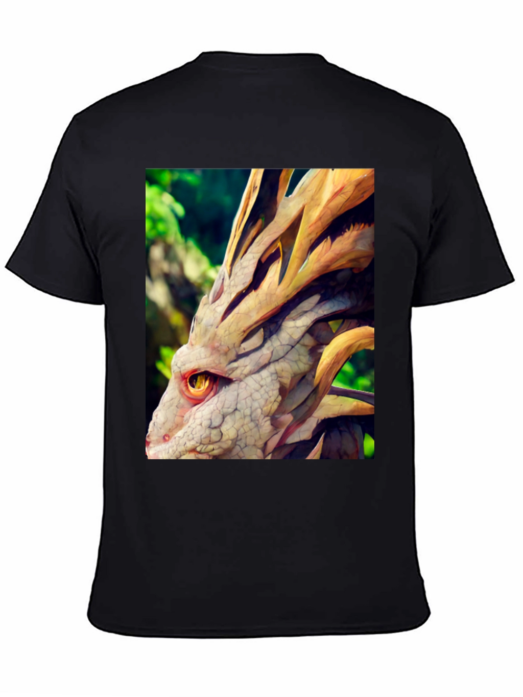 Dragon Head Graphic Tee - Unique Fantasy Design