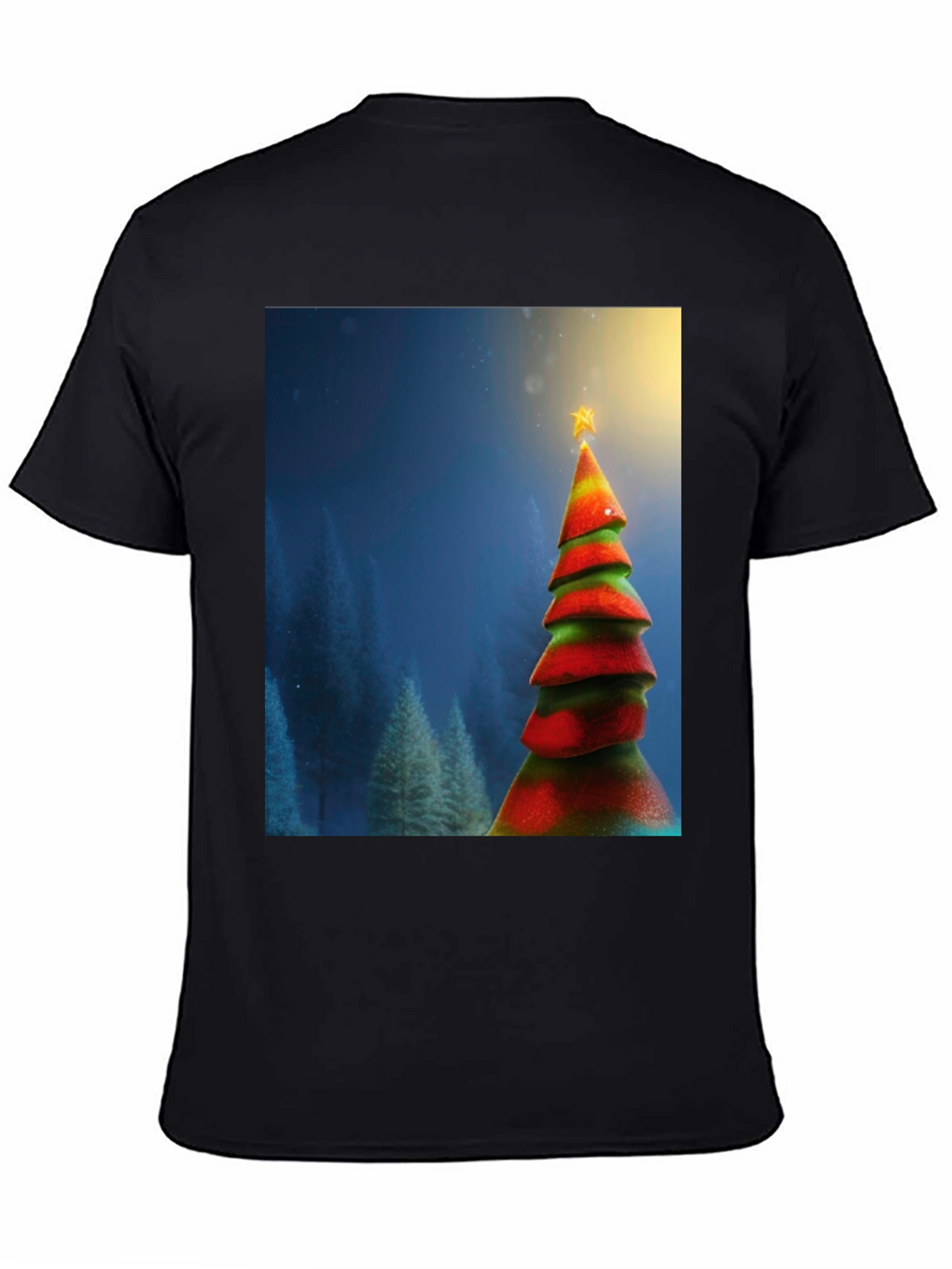 Festive Christmas Tree Graphic Tee