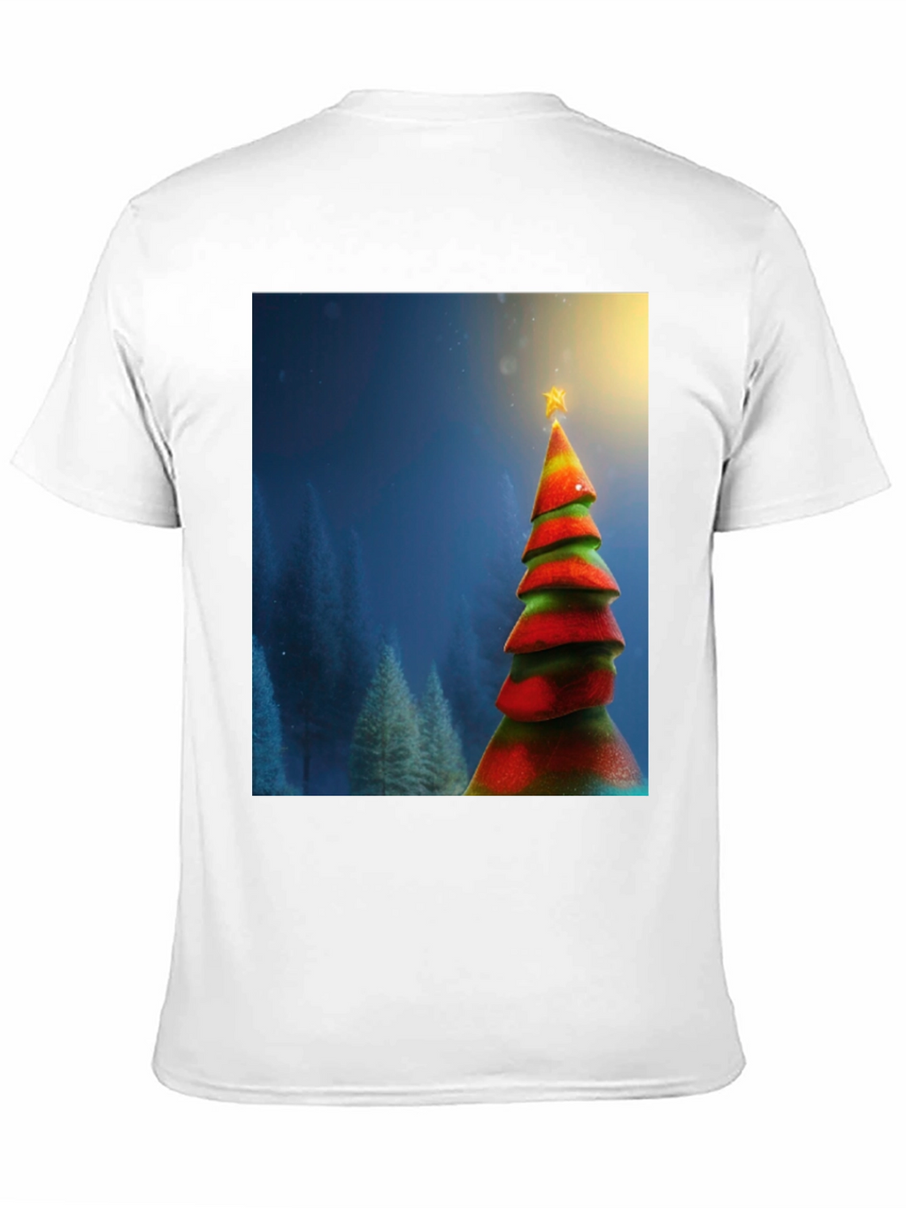 Festive Christmas Tree Graphic Tee