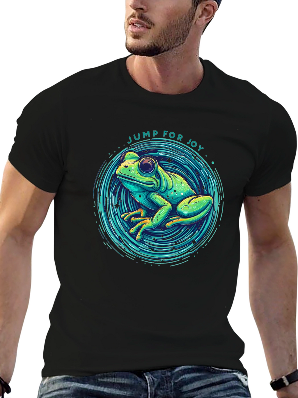 Jump for Joy Frog T-Shirt - Graphic Tee
