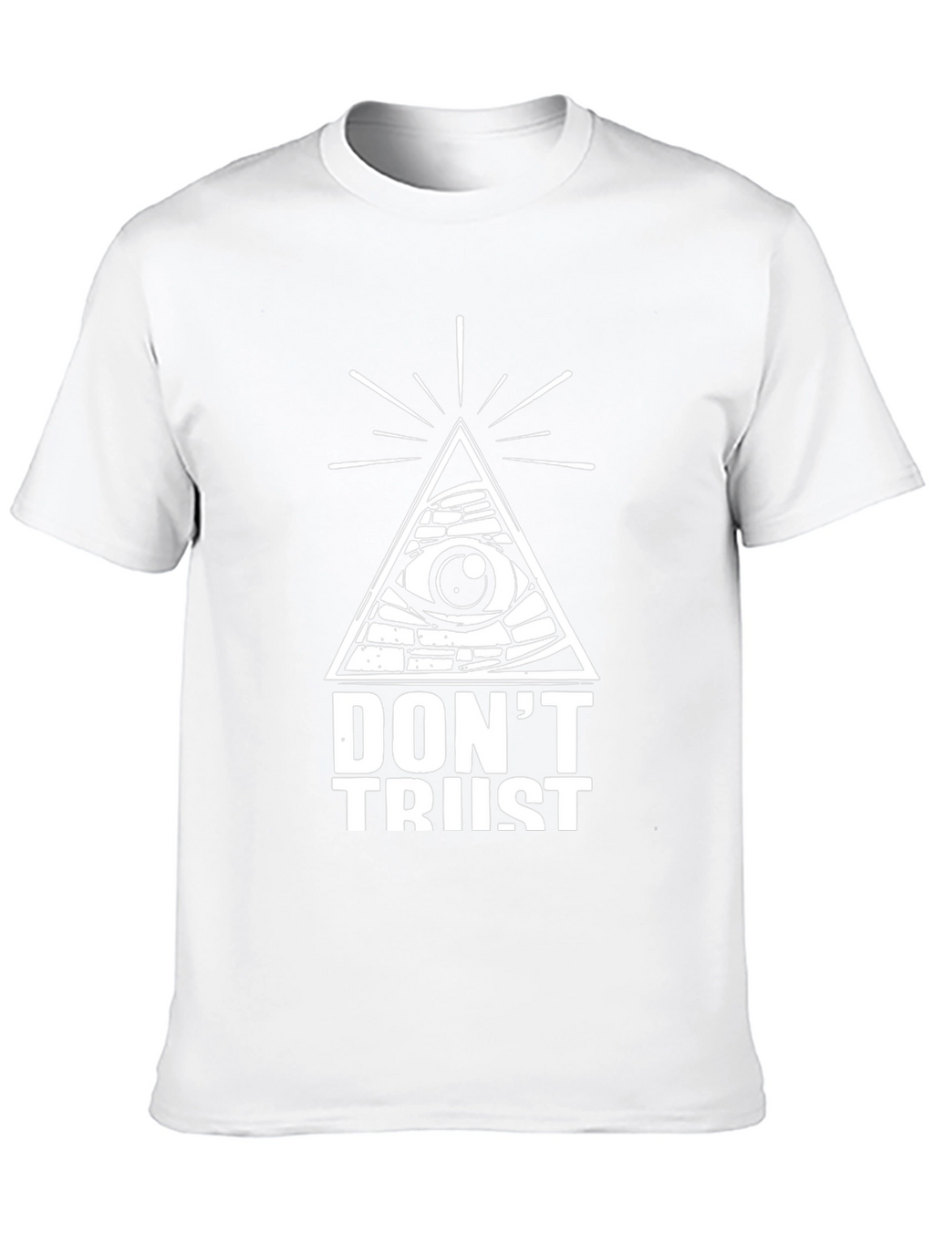 Dont Trust Graphic Tee - Black T-Shirt