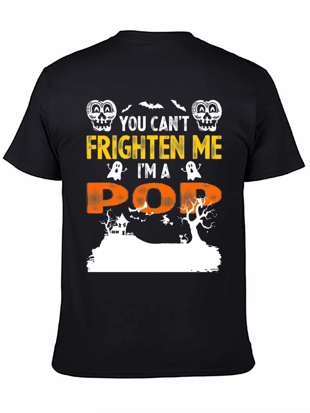 Halloween Pop T-Shirt - You Cant Frighten Me