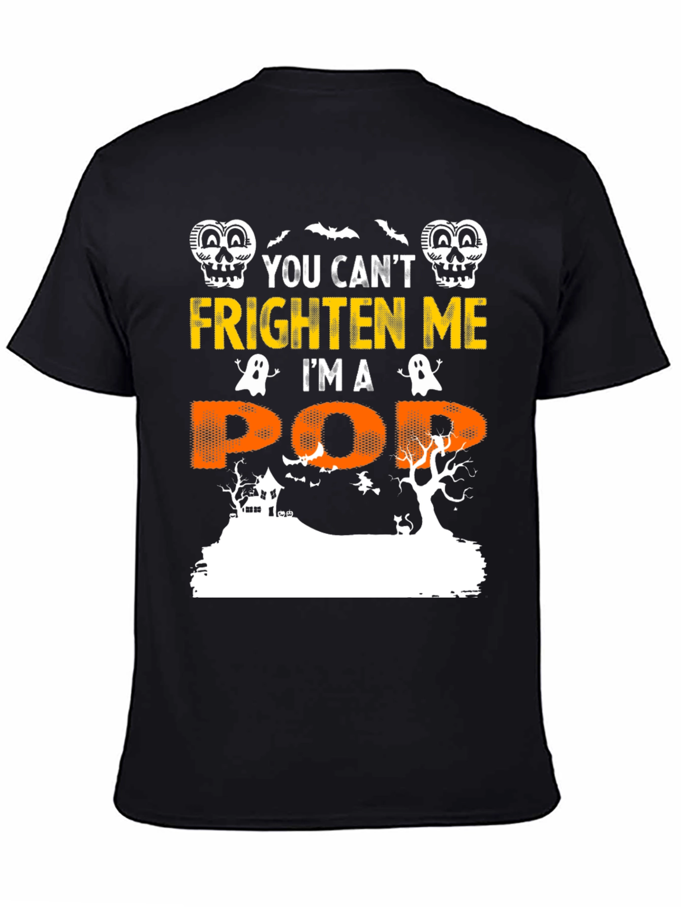 Halloween Pop T-Shirt - You Cant Frighten Me