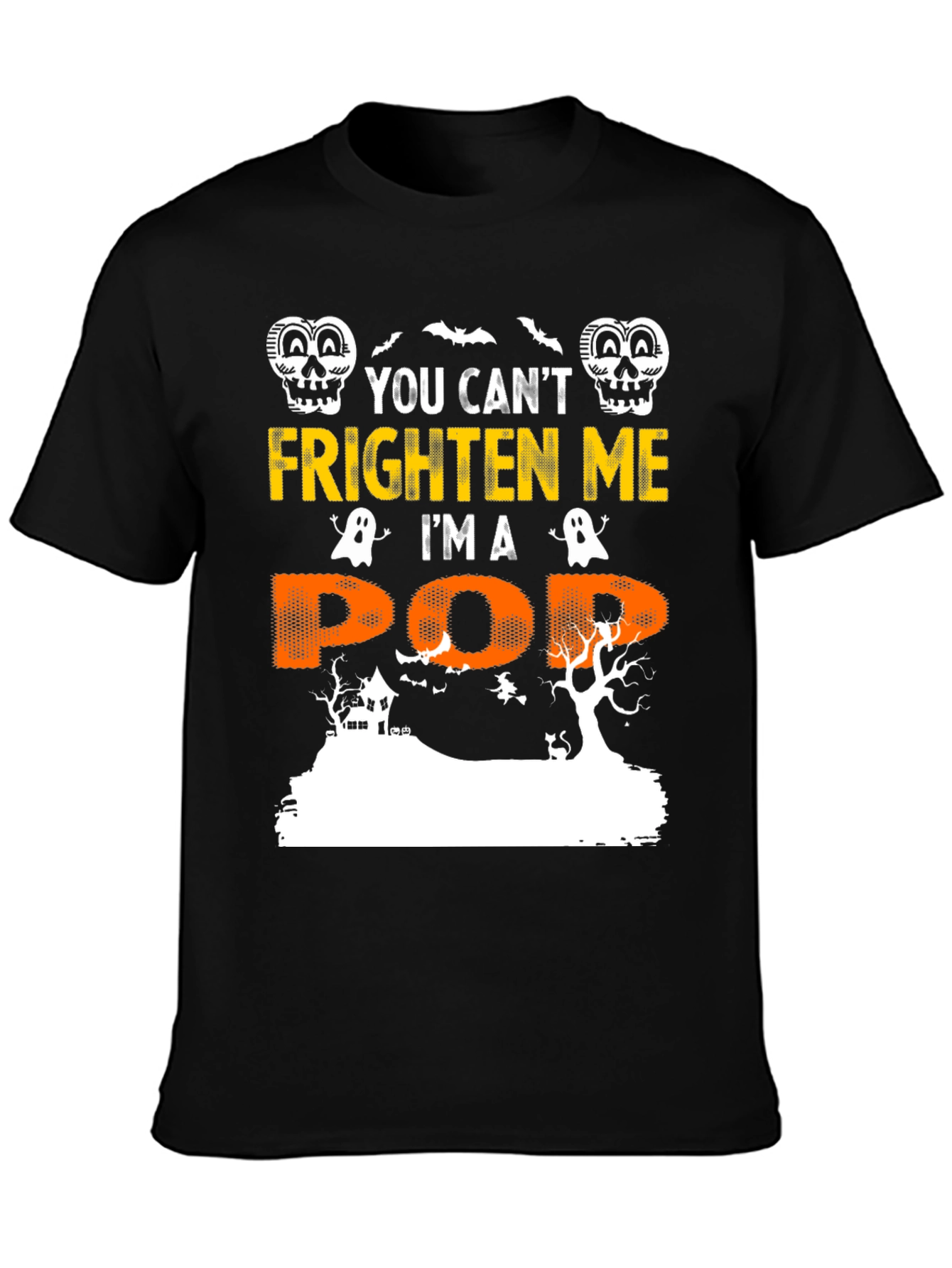 Halloween Pop T-Shirt - You Cant Frighten Me