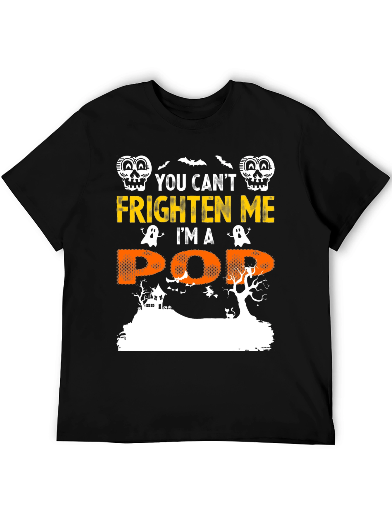 Halloween Pop T-Shirt - You Cant Frighten Me