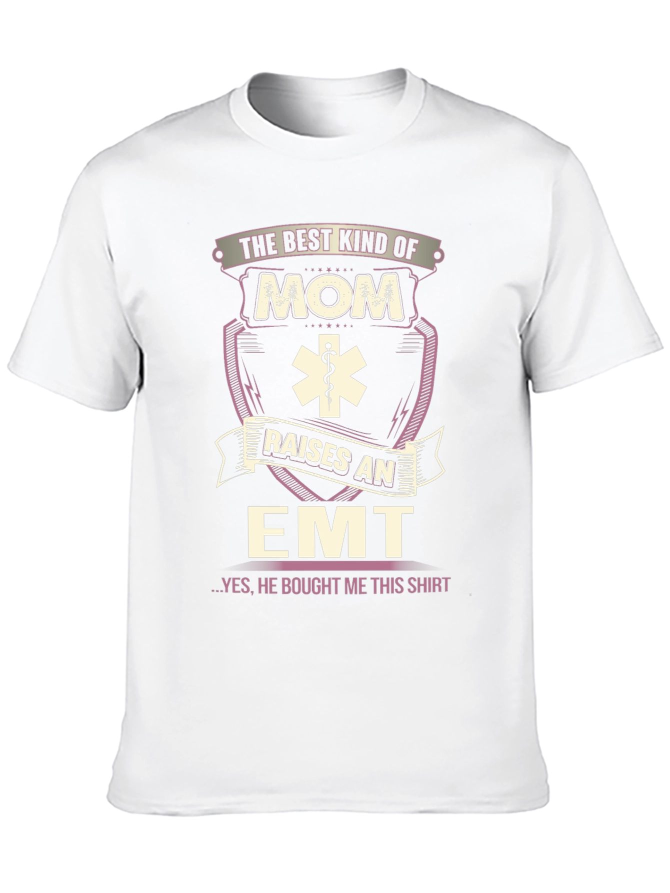 Best Kind of Mom Raises an EMT Graphic T-Shirt