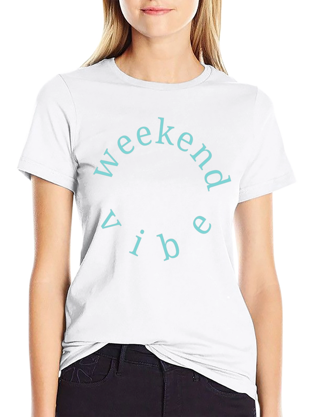 Weekend Vibe Crew Neck T-Shirt