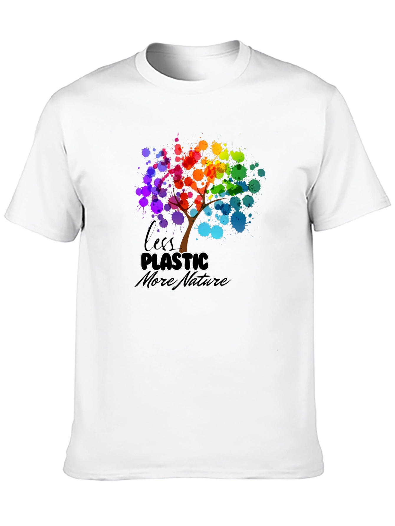 Eco-Friendly Less Plastic More Nature Graphic Tee