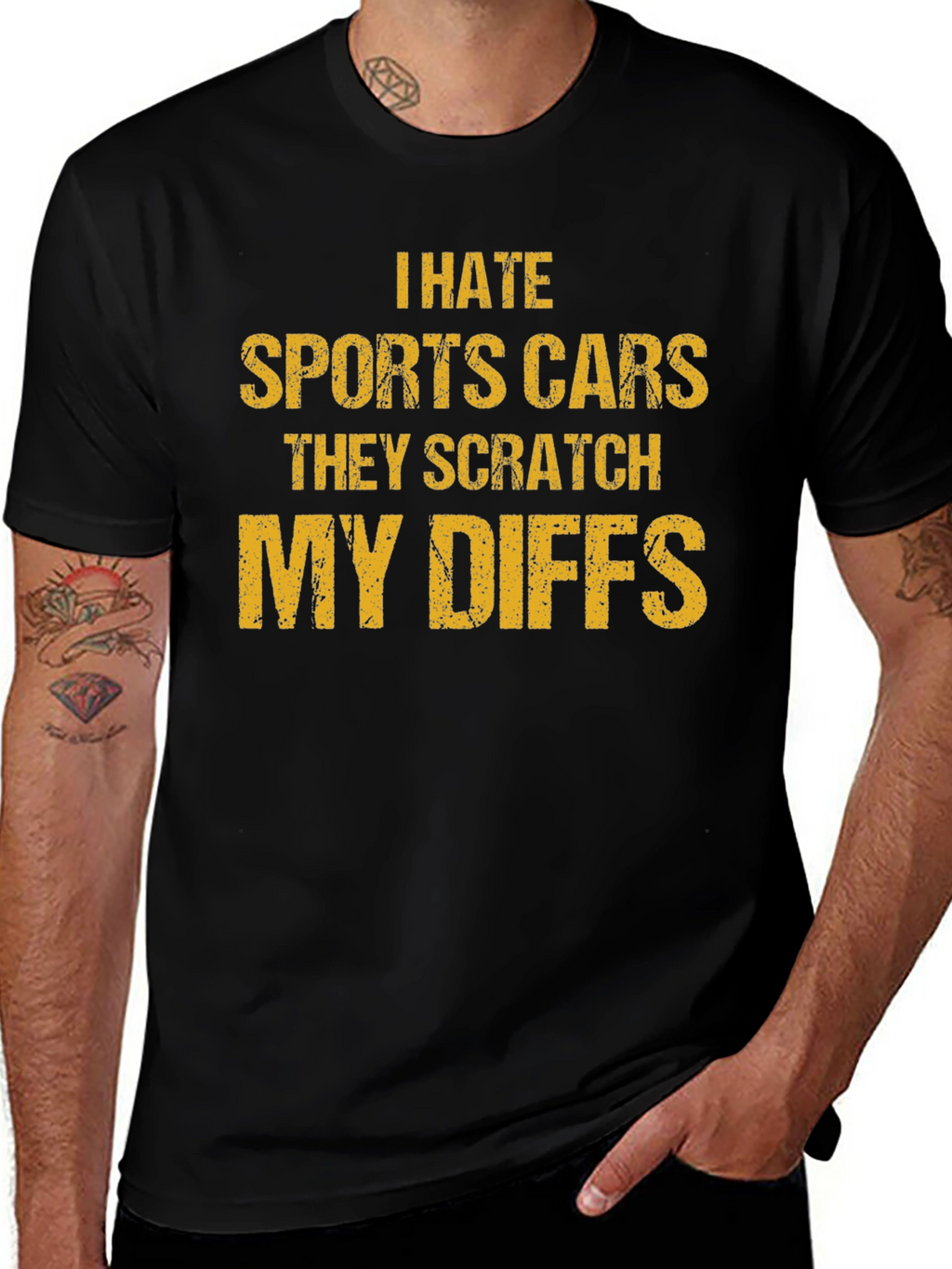 I Hate Sports Cars Funny T-Shirt