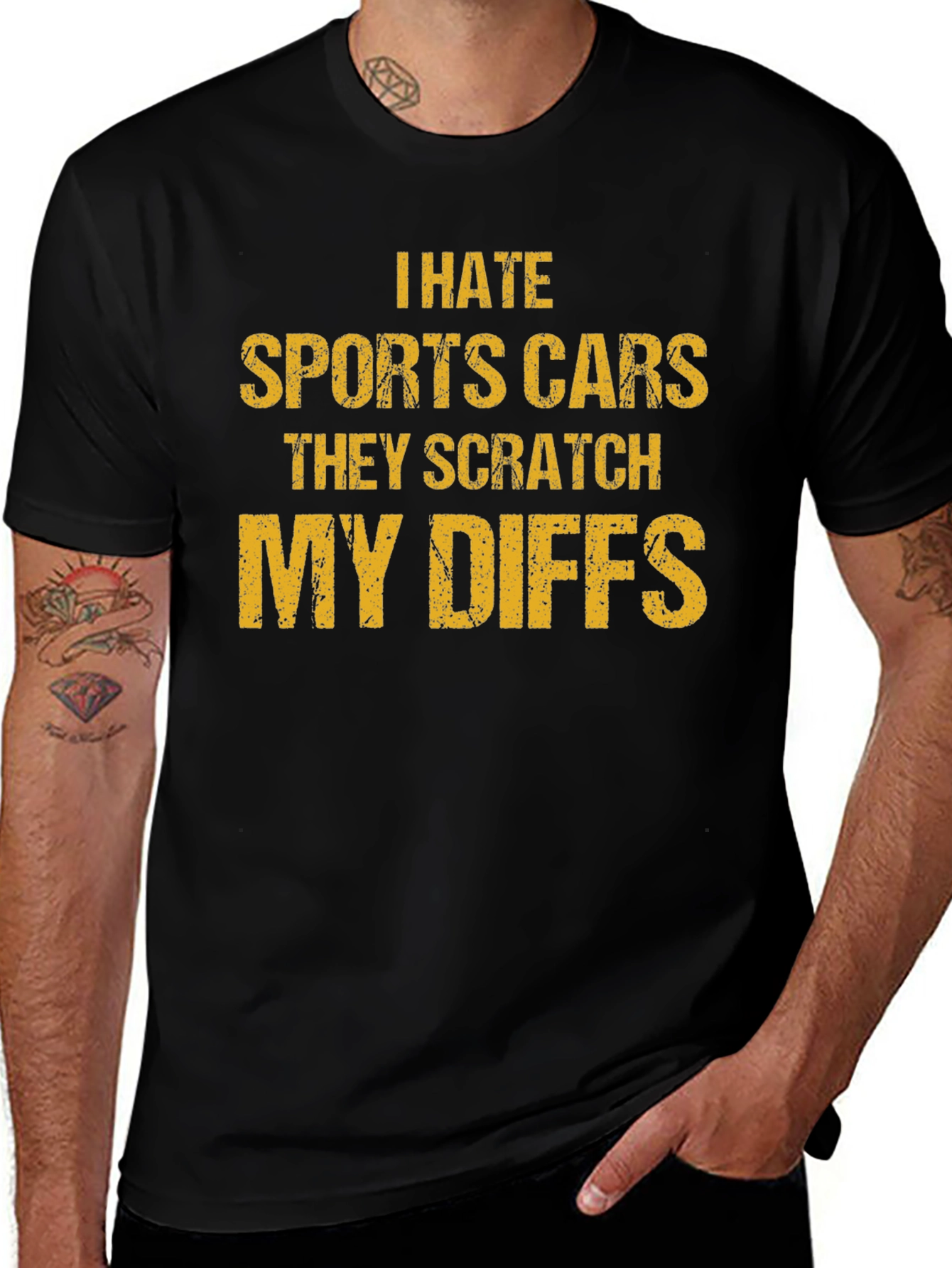 I Hate Sports Cars Funny T-Shirt