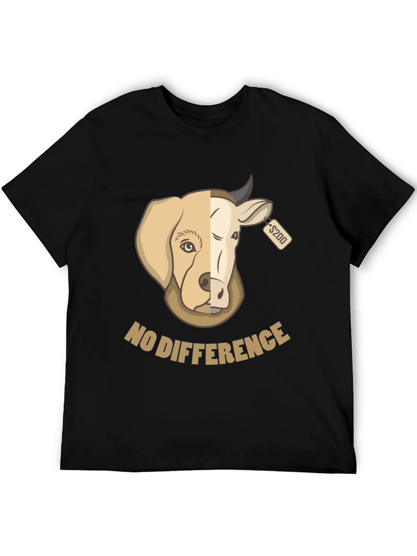 No Difference T-Shirt: Vegan Awareness Apparel