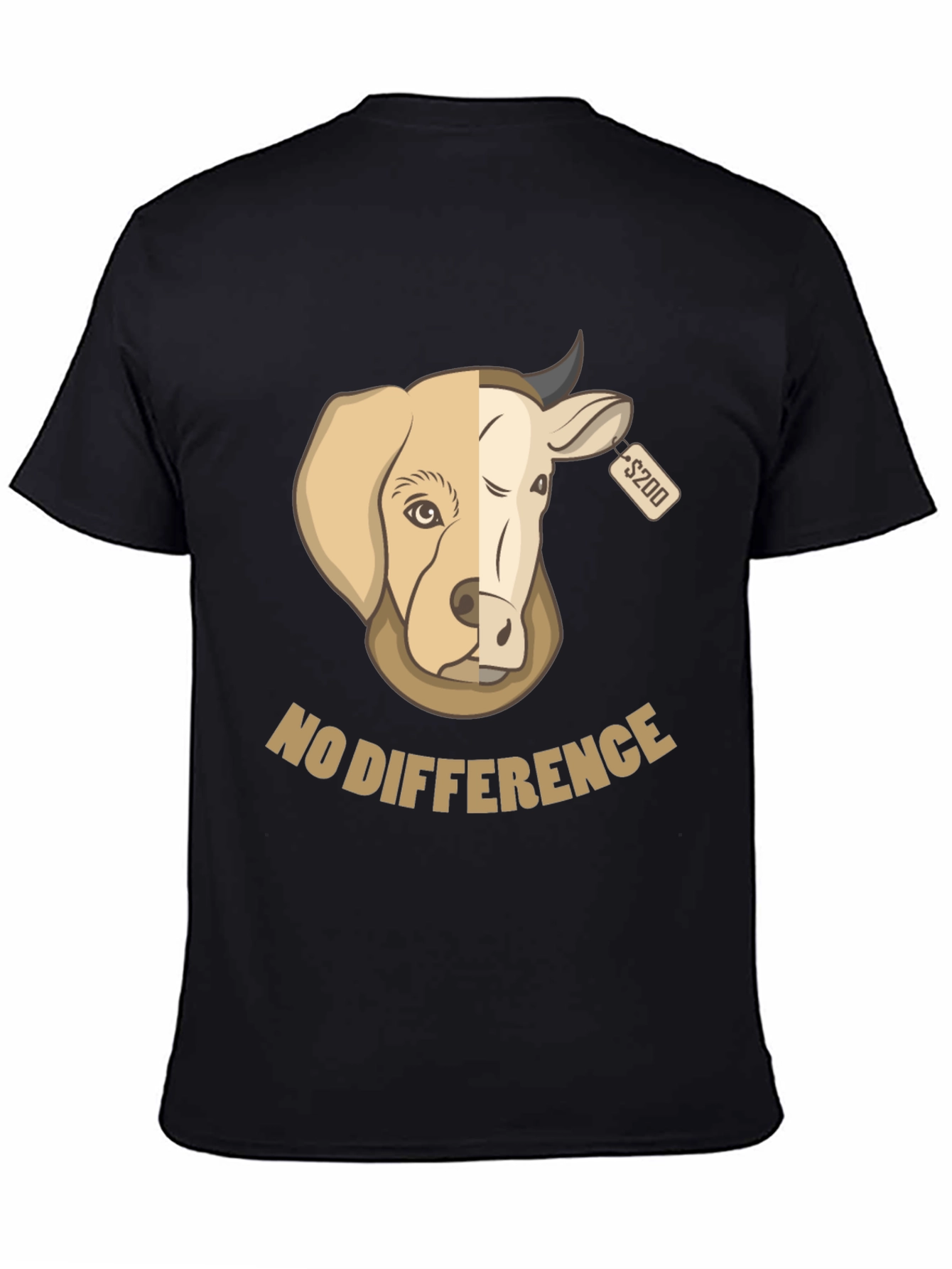 No Difference T-Shirt: Vegan Awareness Apparel