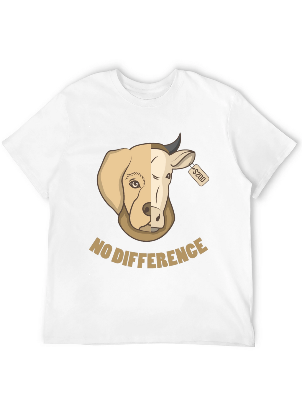 No Difference T-Shirt: Vegan Awareness Apparel