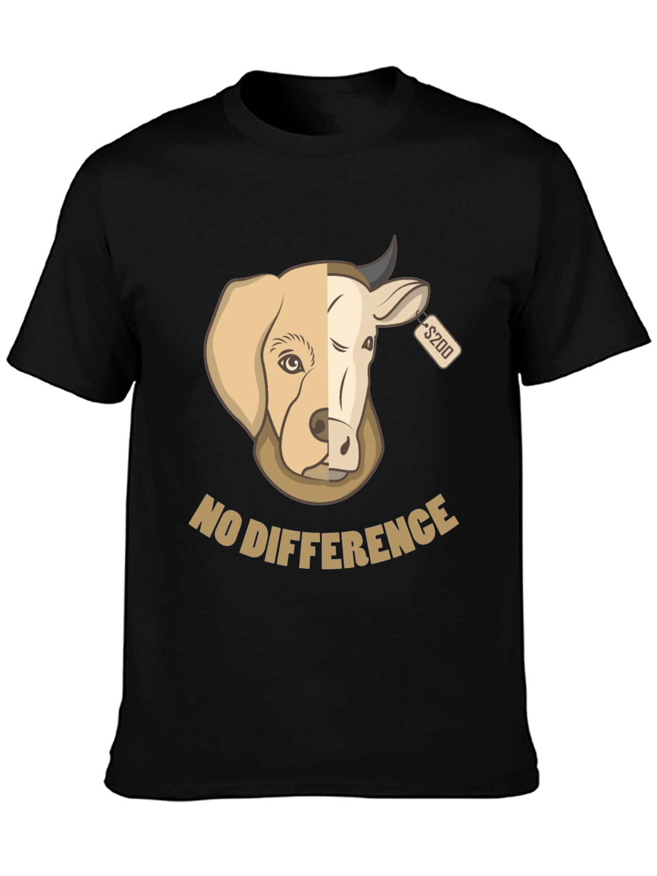 No Difference T-Shirt: Vegan Awareness Apparel