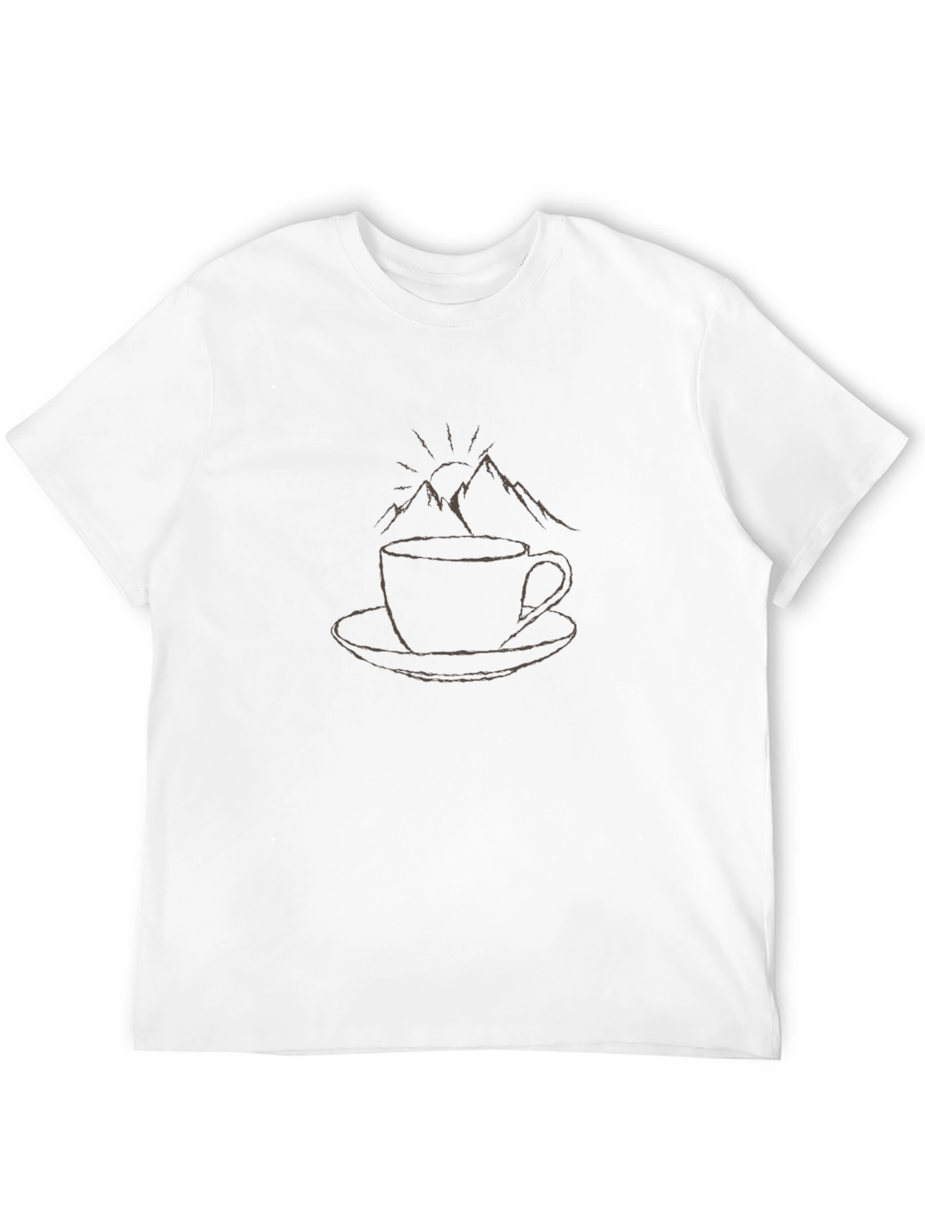 Coffee and Mountains Graphic Tee