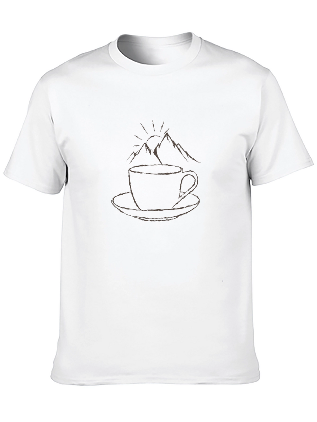 Coffee and Mountains Graphic Tee
