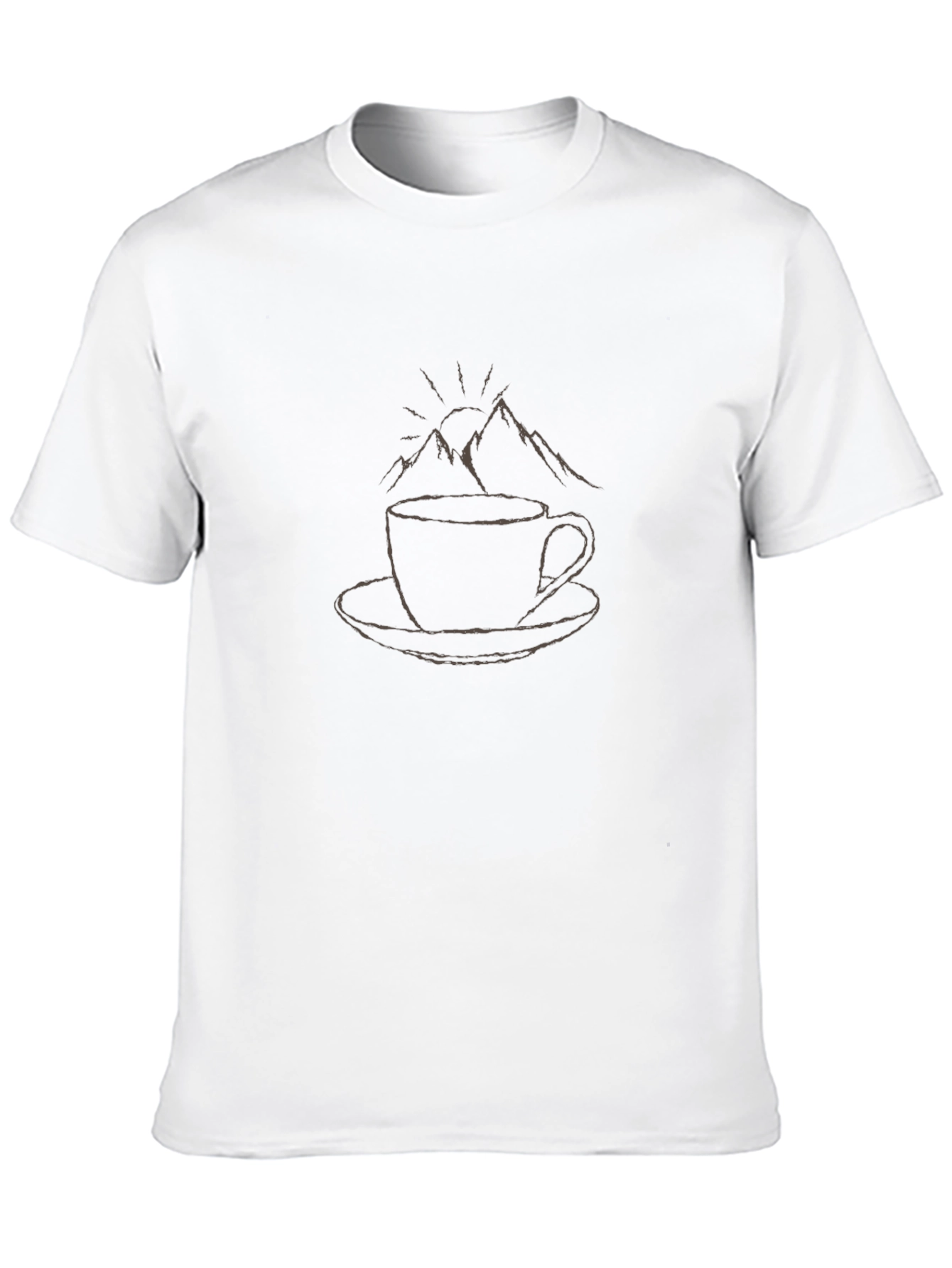 Coffee and Mountains Graphic Tee