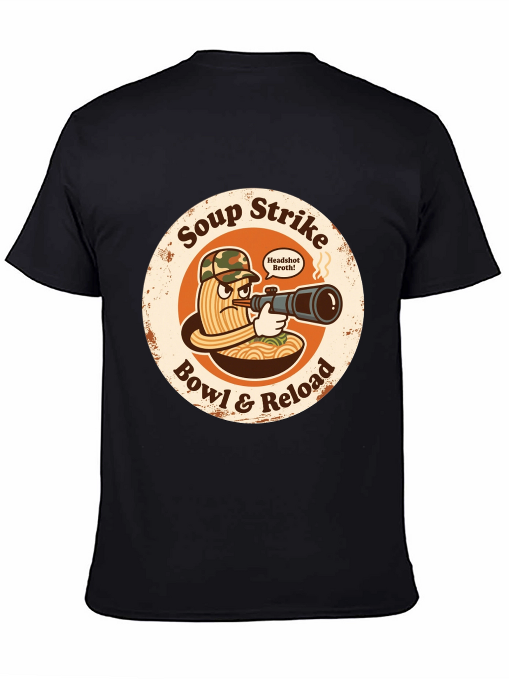 Soup Strike Funny Ramen T-Shirt