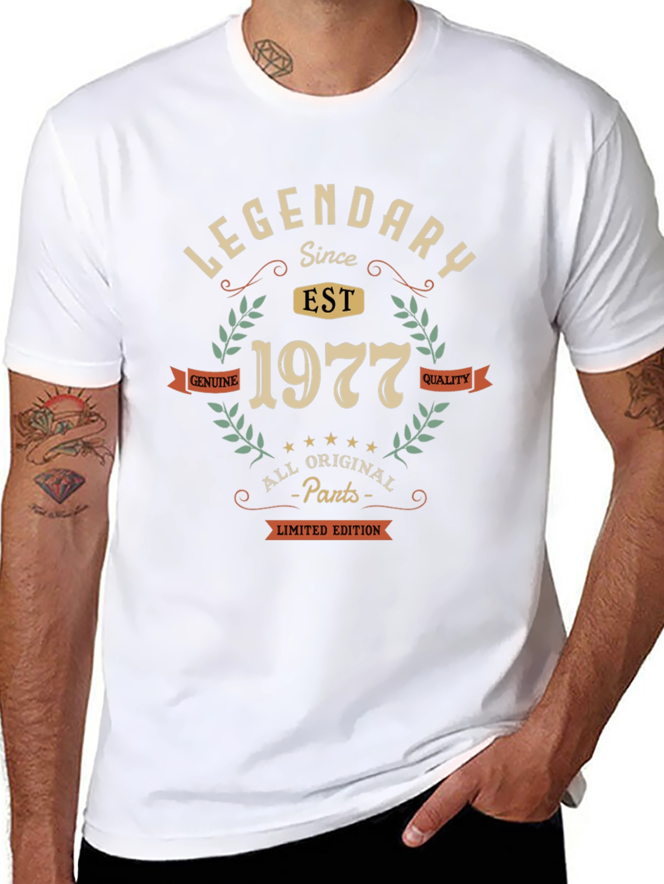 Legendary Since 1977 Black Graphic Tee