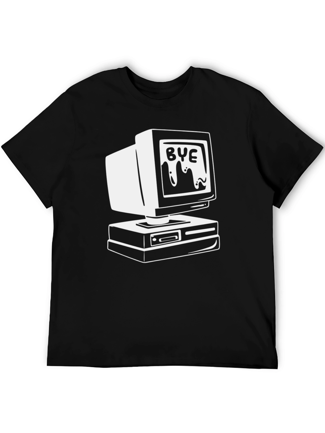 Retro Bye Computer Graphic Tee