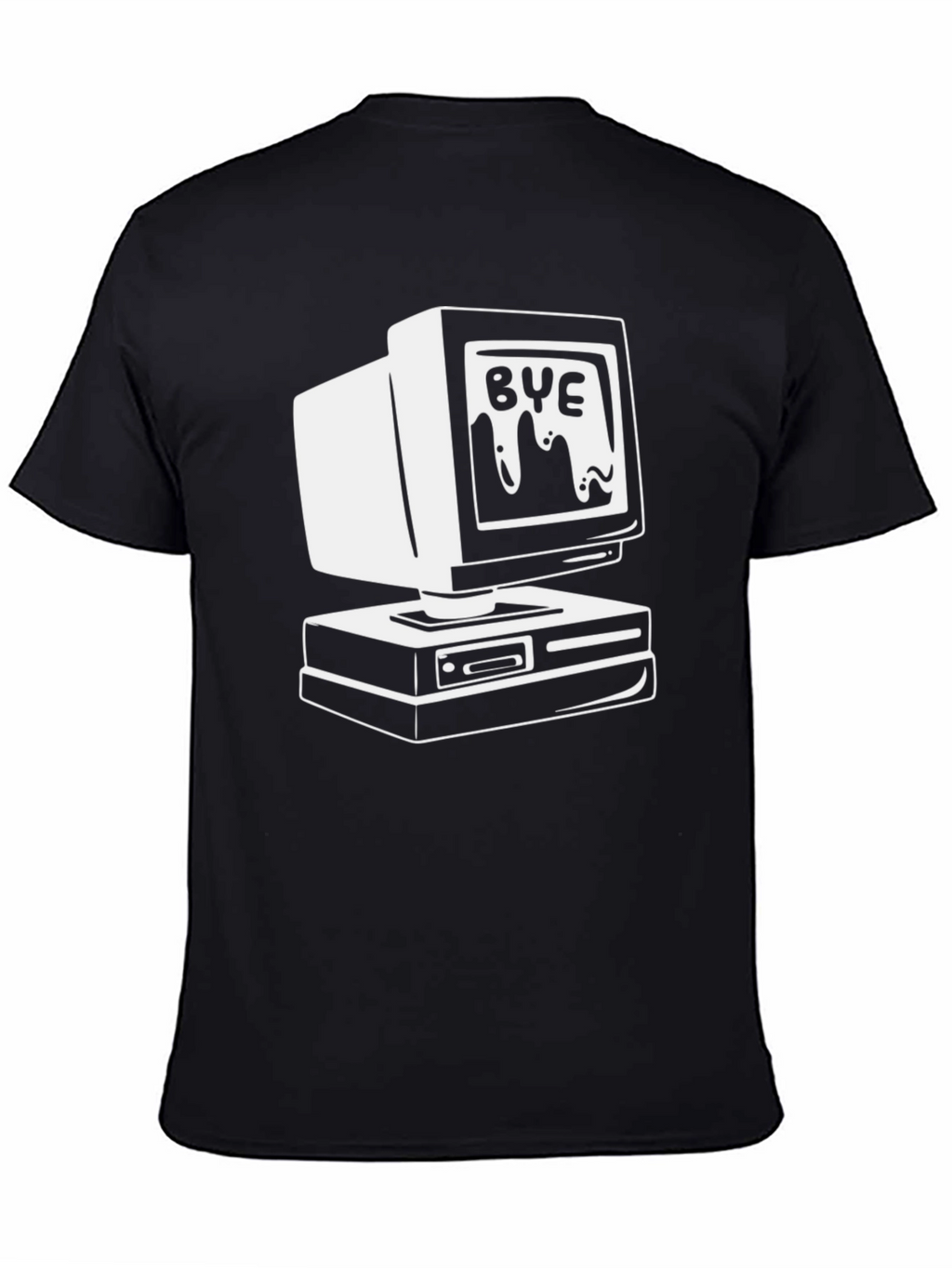 Retro Bye Computer Graphic Tee