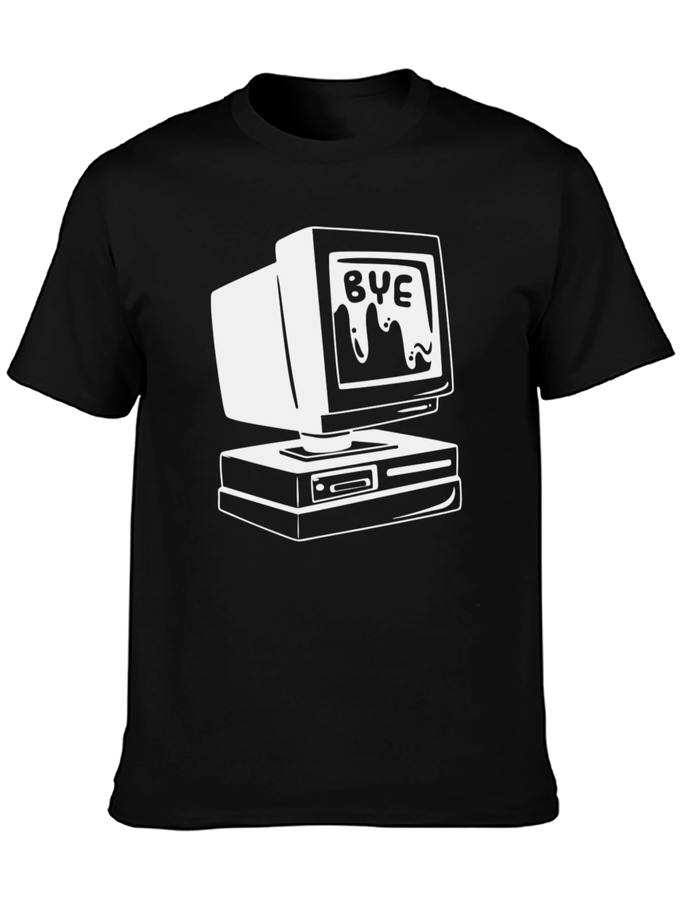 Retro Bye Computer Graphic Tee