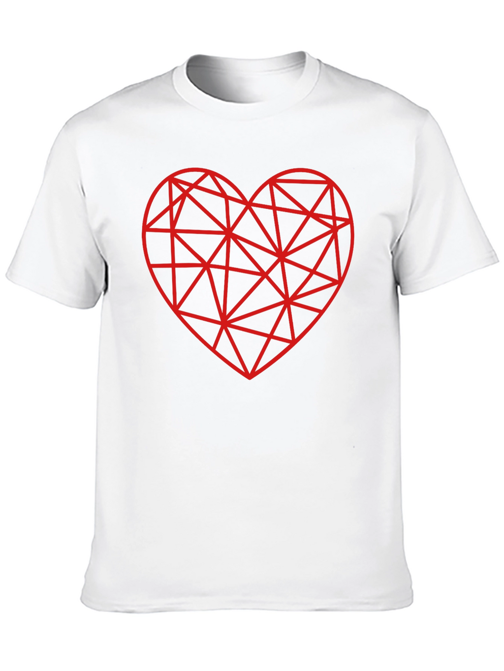 Geometric Heart T-Shirt - Modern Love Tee