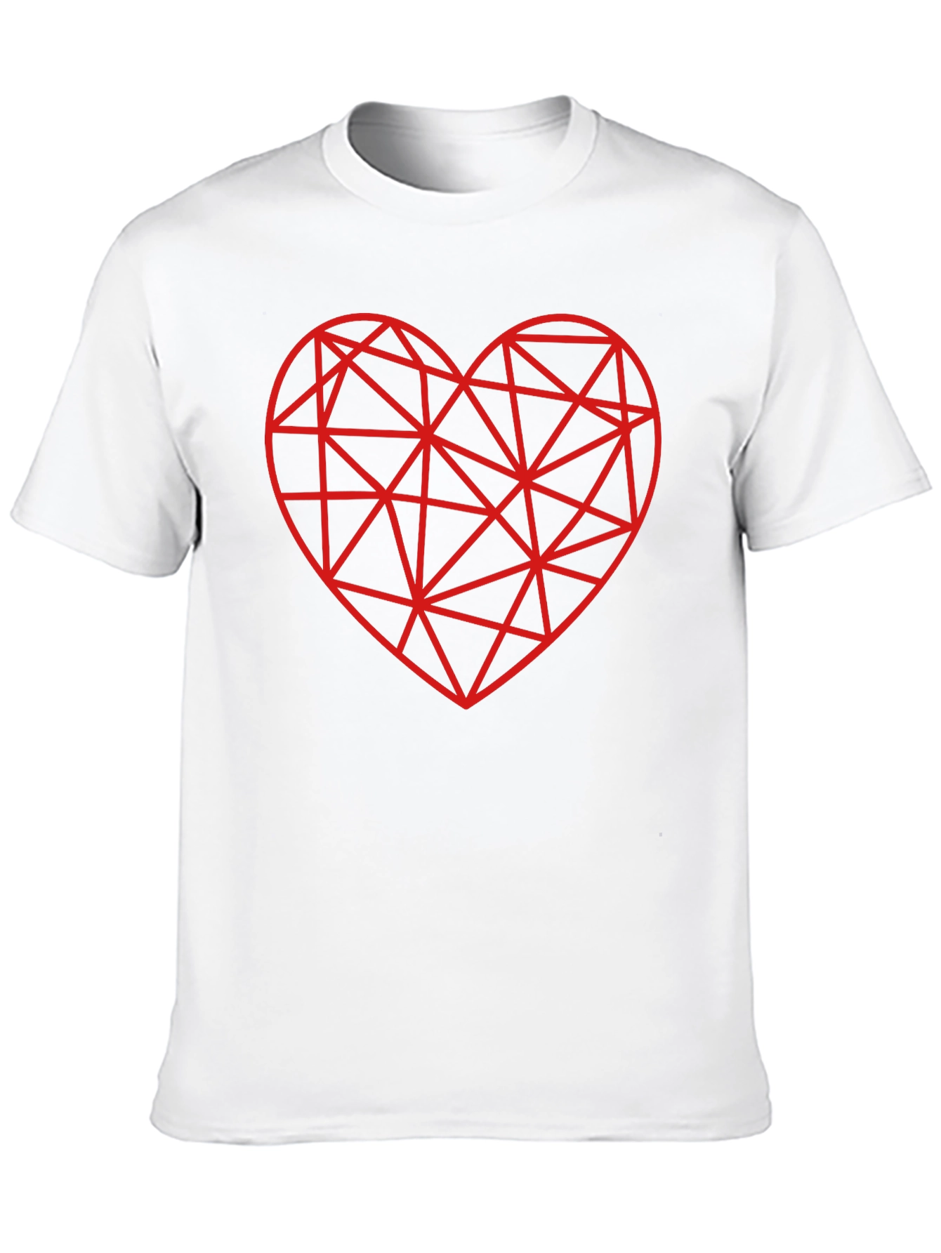 Geometric Heart T-Shirt - Modern Love Tee