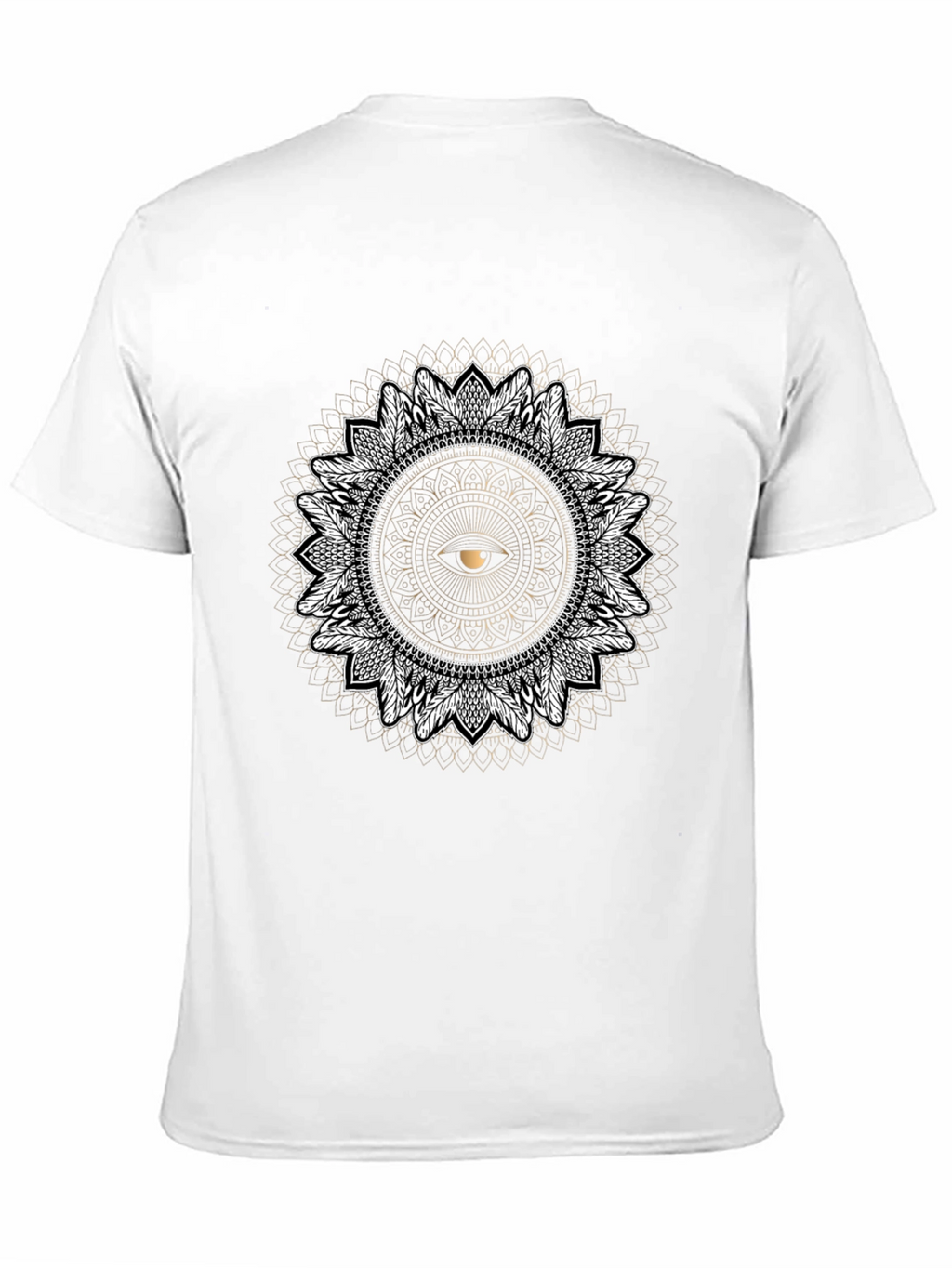 Mystic Eye Mandala T-Shirt - Black Graphic Tee
