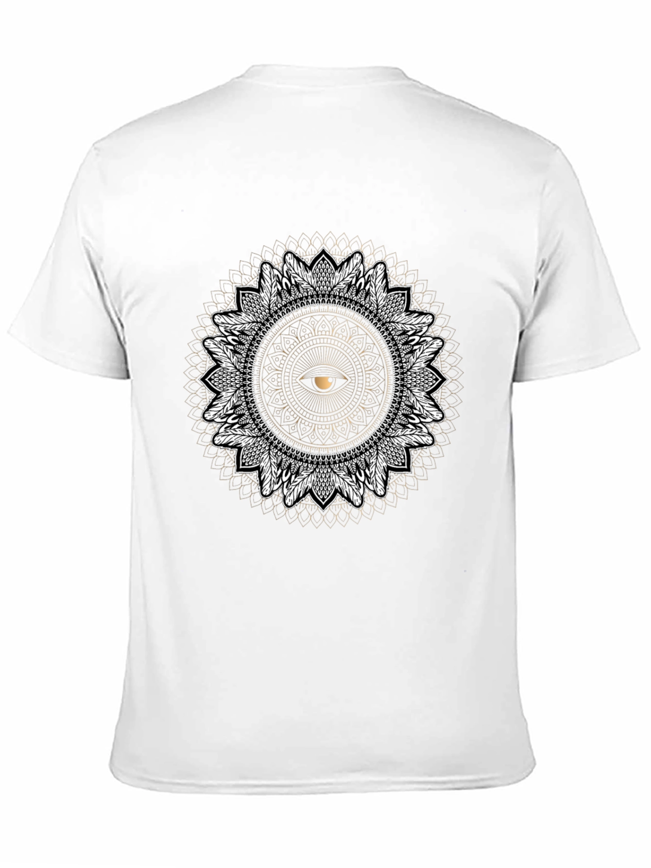 Mystic Eye Mandala T-Shirt - Black Graphic Tee
