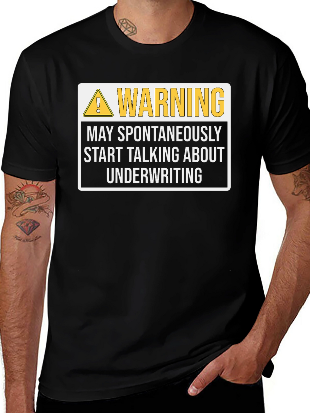 Warning Underwriting T-Shirt