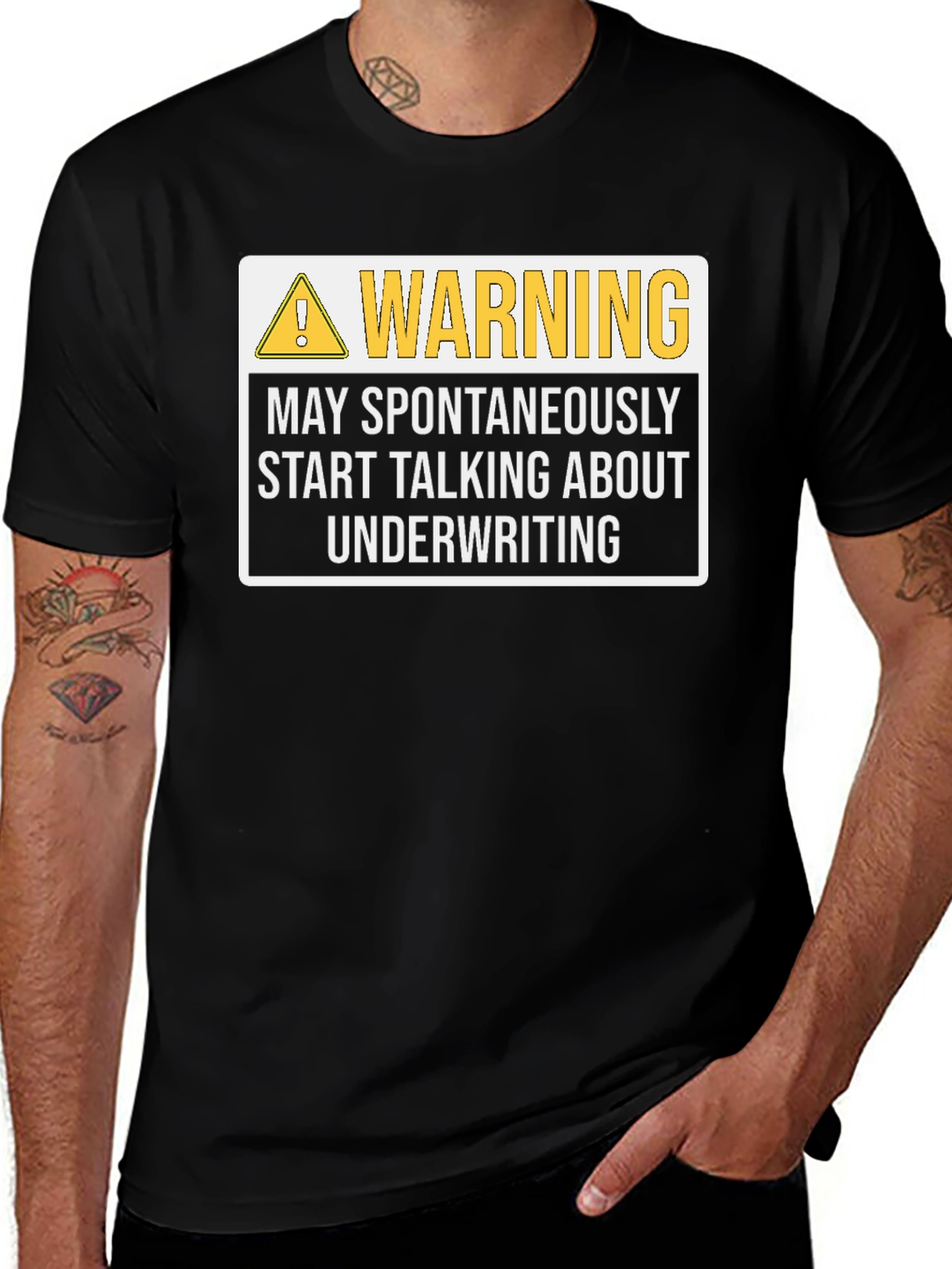 Warning Underwriting T-Shirt