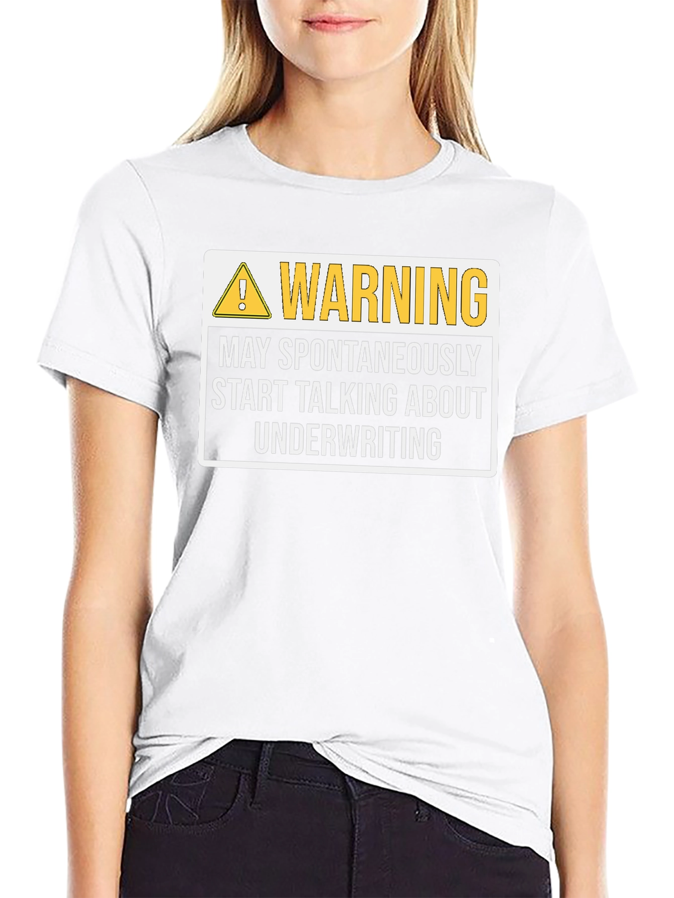 Warning Underwriting T-Shirt