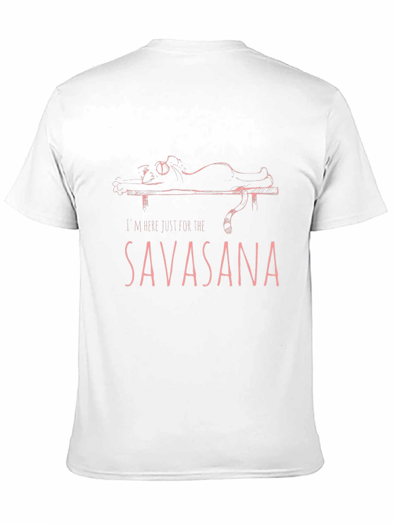 Savasana Yoga Cat Graphic T-Shirt