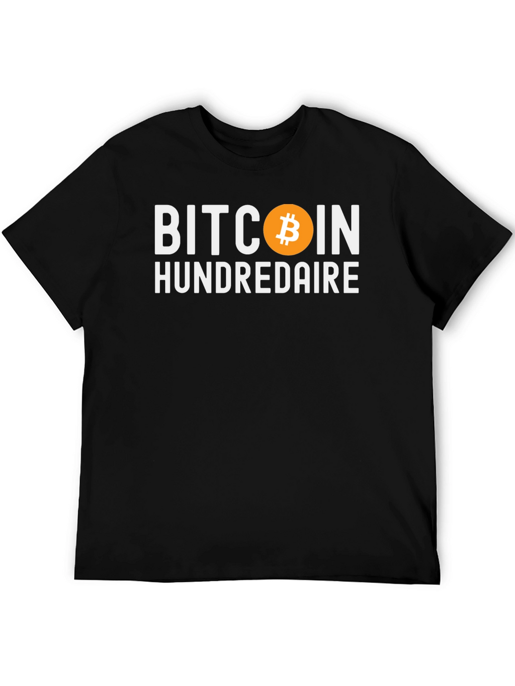 Bitcoin Hundredaire Black T-Shirt Crypto Tee