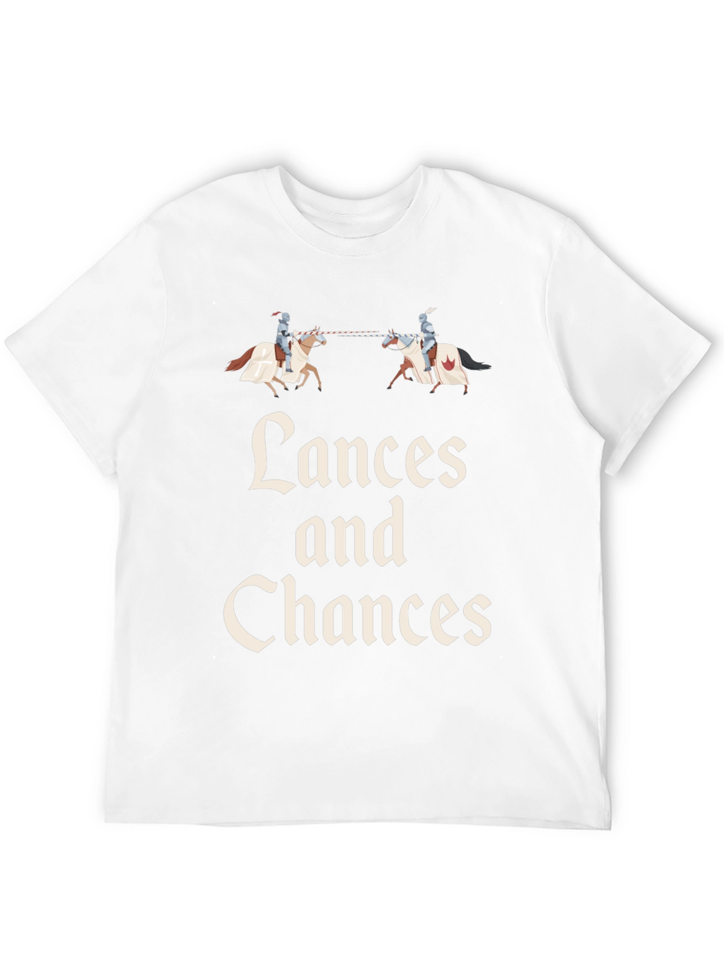 Lances and Chances Black Graphic Tee