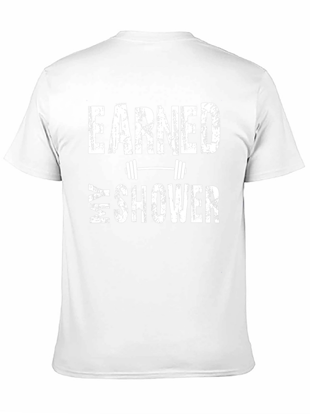 Earned My Shower Black Graphic T-Shirt